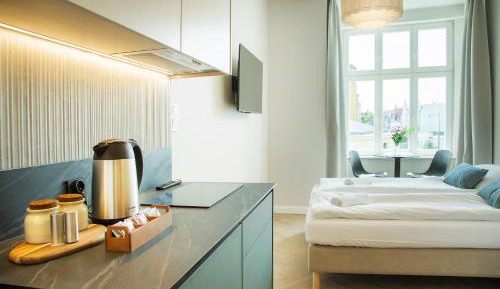Deluxe One-Bedroom Apartment with City View