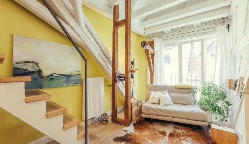One-Bedroom Loft Apartment with Balcony