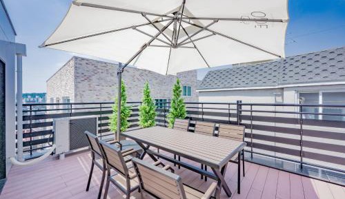 Two-Bedroom Apartment with Balcony and Terrace