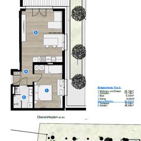 One-Bedroom Apartment with Garden