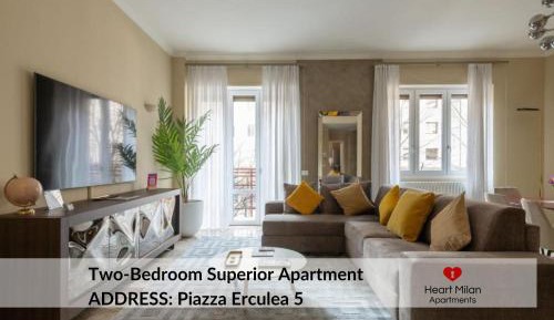 Two-Bedroom Deluxe Apartment with Balcony - Piazza Erculea 5