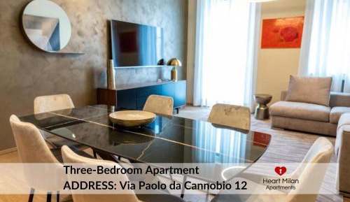 Three-Bedroom Premium Apartment with Balcony - Via Cannobio 12