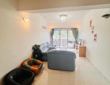Three-Bedroom Apartment with Balcony