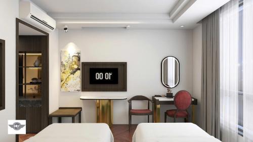 Deluxe Double or Twin Room with City View