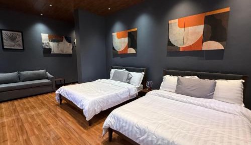 Family Room with Shared Bathroom