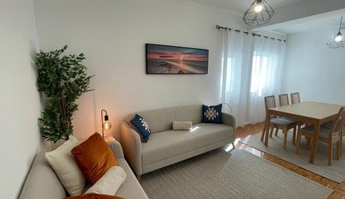 Three-Bedroom Apartment with Balcony
