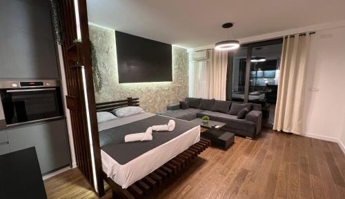 Deluxe One-Bedroom Apartment with Garden View