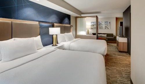 Queen Suite with Two Queen Beds and Sofa Bed