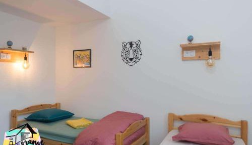 single bed in dormitory