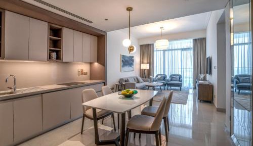 Deluxe One-Bedroom Apartment with Garden View