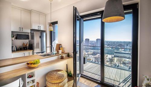 Two-Bedroom Apartment with Balcony and Terrace