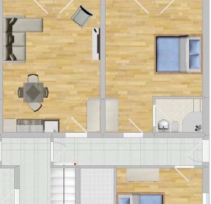 Apartment with Mountain View