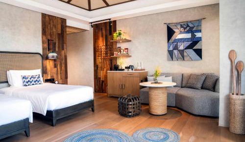 Deluxe Double Room with Two Double Bed and Nature View - Pool Access