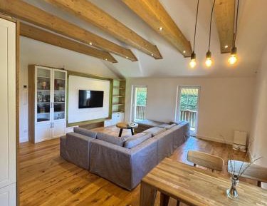 Deluxe One-Bedroom Apartment with Garden View