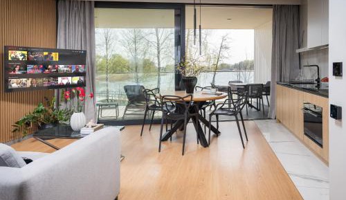 One-Bedroom Apartment with Balcony and Water View
