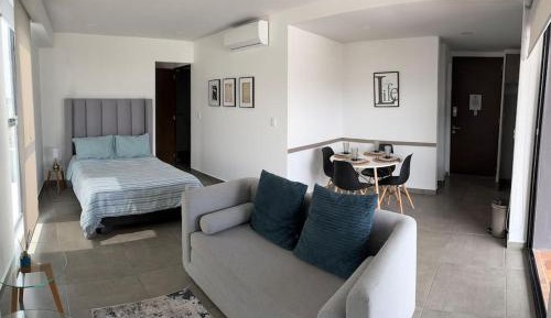 One-Bedroom Loft Apartment with Balcony