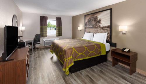 King Room with Roll-In Shower - Mobility/Hearing Accessible - Non-Smoking