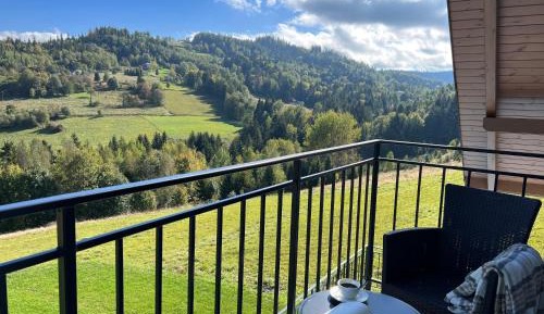 One-Bedroom Apartment with Balcony and Mountain View  