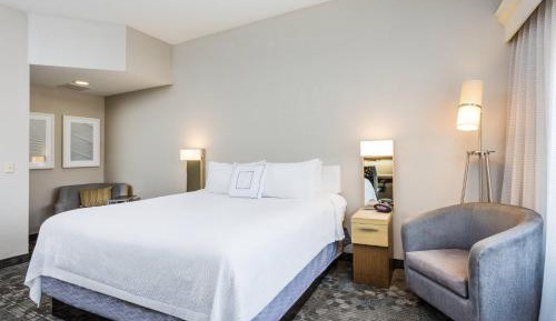 1 Bedroom 2 room Suite, 1 King, Sofa bed, Courtyard view
