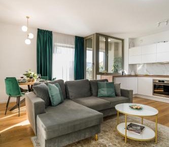 Deluxe One-Bedroom Apartment with Garden View