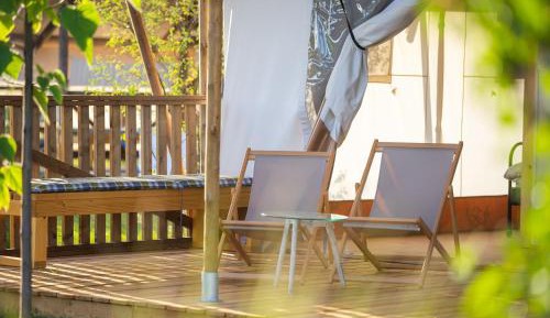 Premium Glamping Tent with Bathroom & Hot Tub