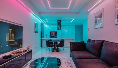 Luxury apartment with massage and Jacuzzi bathtub