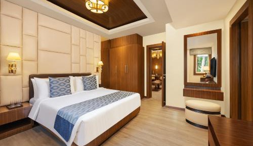 Junior Suite with free city shuttle Welcome drinks Complimentary Steam, Sauna & Pool, VIP Kailashnath Mahadev Statue Tour & Live Magic Show