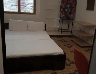 Wood area room with private bathroom-1