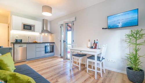 One-Bedroom Apartment with Balcony and Water View