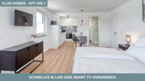 Studio Apartment with Balcony
