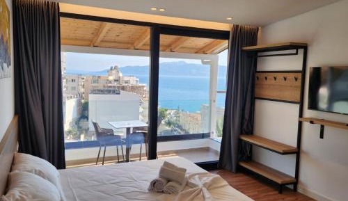Double Studio with Balcony and Sea View