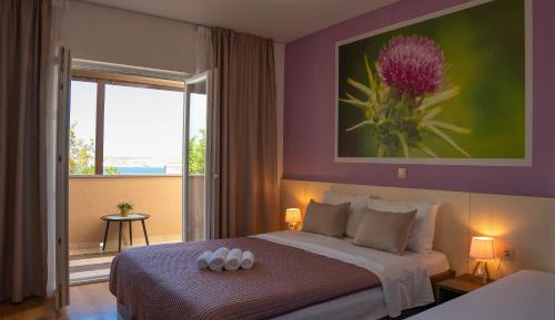 Quadruple Room with Balcony and Sea View