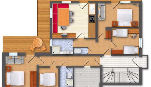 Four-Bedroom Apartment