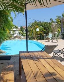 Studio with Pool View