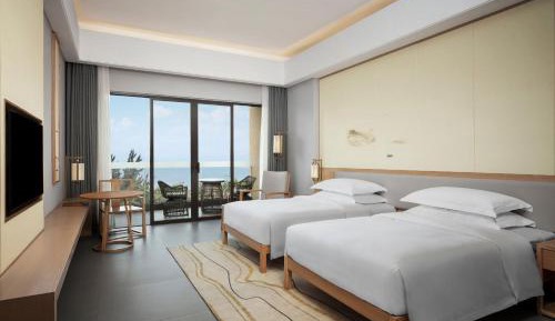 Sea view Guest room with 2 Double, Balcony