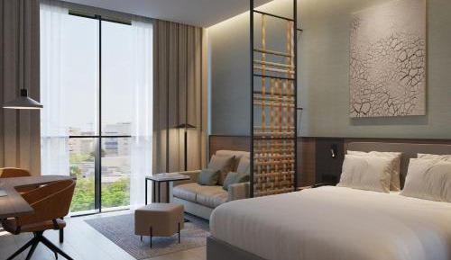 King Studio with Sofa Beds and City View