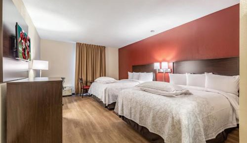 Premium Room with Two Queen Beds Smoke Free (Upgraded Bedding and Snack Box)
