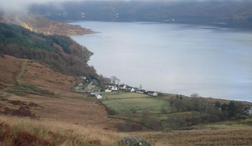 Deluxe double room with ensuite and stunning loch view