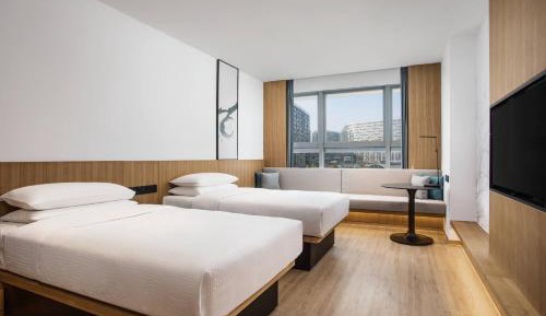 Guest room, 2 Twin/Single Bed(s), City view