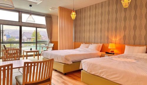 Japanese-Style Twin Room with Tatami Area, Shared Bathroom and Toilet - 2nd Floor
