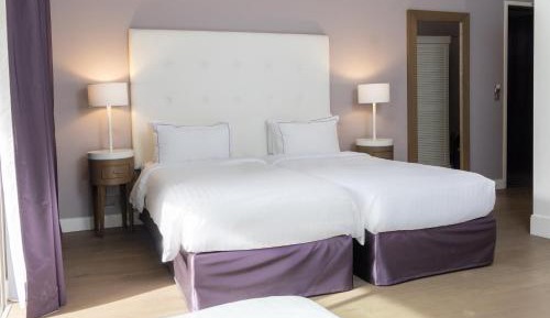 Two connecting family comfort rooms