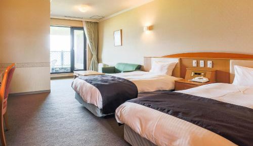 Twin Room with Open-Air Bath