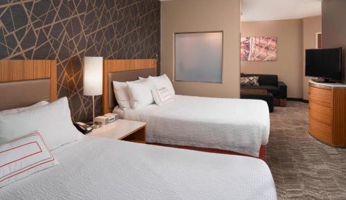 Queen Studio with Two Queen Beds and Sofa Bed
