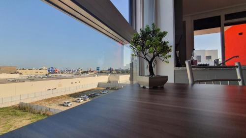 One-Bedroom Apartment with Balcony and City View