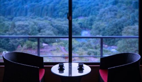 Japanese-Style Family Room with Panorama View