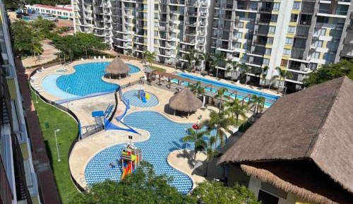 Two-Bedroom Apartment with Pool View