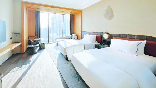 Premium Double Room with Two Double Beds and Ocean View