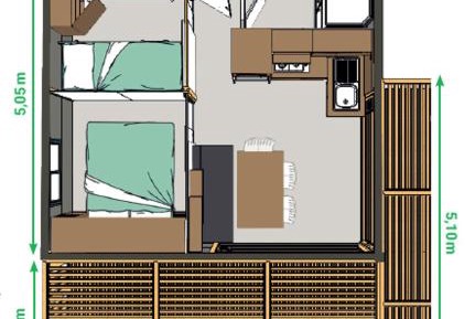 Two-Bedroom Chalet