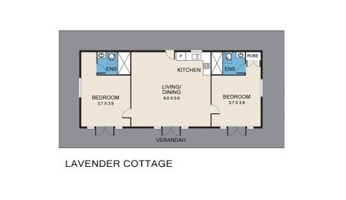 Two-Bedroom Cottage