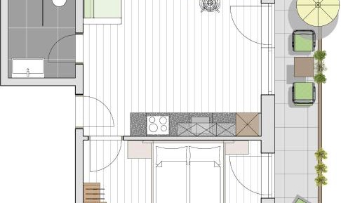Apartment with Balcony